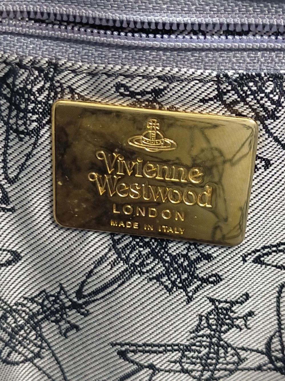 Vivienne Westwood Tartan Plaid PVC Crossbody Bag - Picture 8 of 14